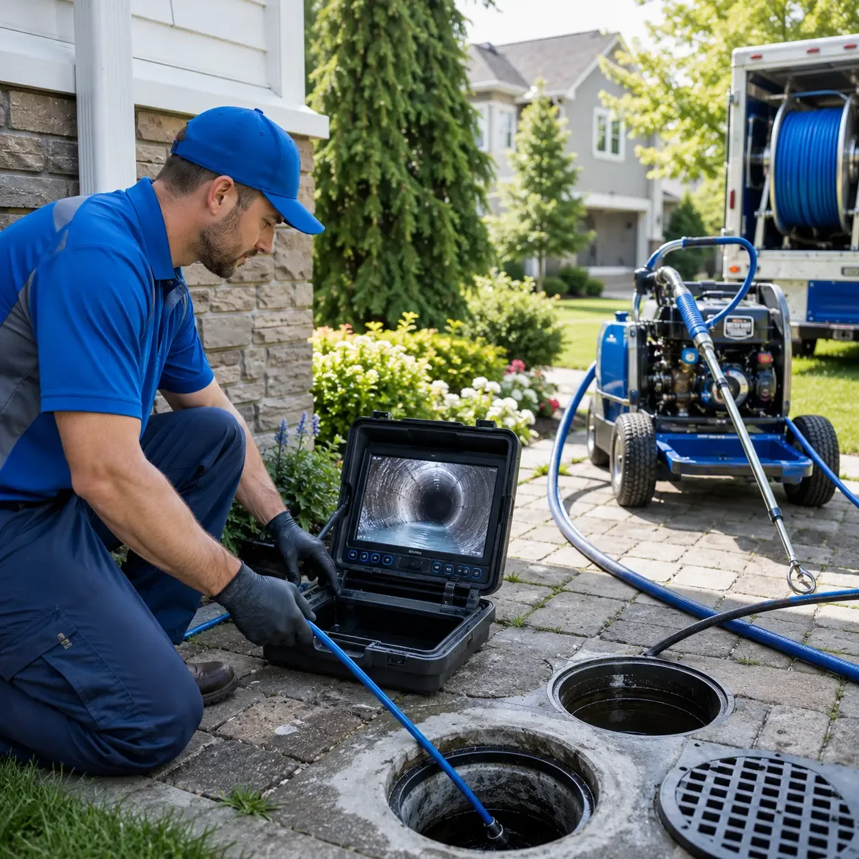 Outdoor drain cleaning professionals serving Lahoma, OK