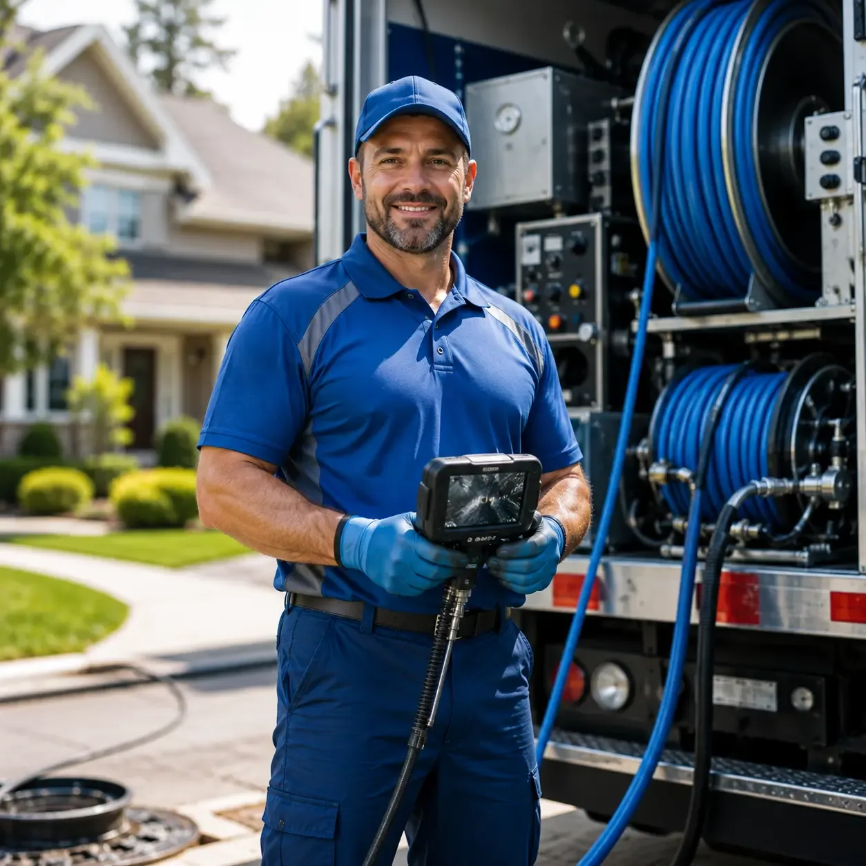 Local outdoor drain cleaning specialists in Lahoma, OK